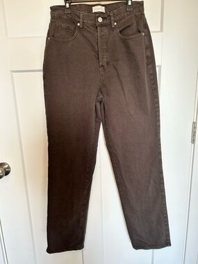 PacSun Dark Brown Button-Fly Jeans